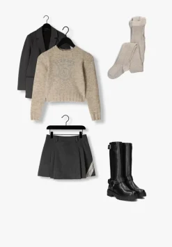 grijze frankie & liberty minirok pixie skort