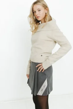 grijze frankie & liberty minirok pixie skort