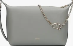 grijze furla schoudertas vitello sidney