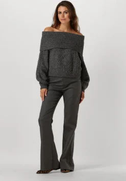 grijze gestuz flared broek paulagz flared pants