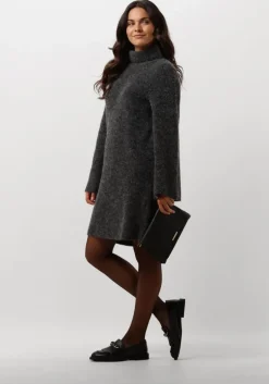 grijze gestuz mini jurk alphagz rollneck dress