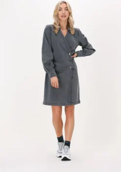 grijze gestuz mini jurk glendagz short dress