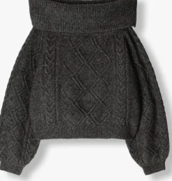 grijze gestuz trui adiegz off shoulder