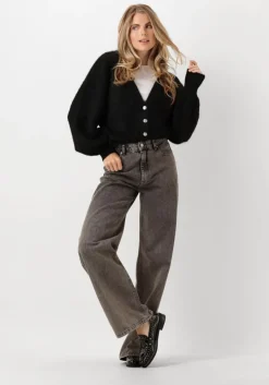 grijze gestuz wide jeans brendagz wide jeans