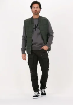 grijze g-star raw cargobroeken rovic zip 3d regular tapered