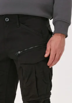 grijze g-star raw cargobroeken rovic zip 3d regular tapered