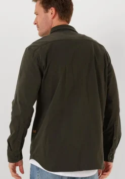 grijze g-star raw casual overhemd marine jersey shirt ls