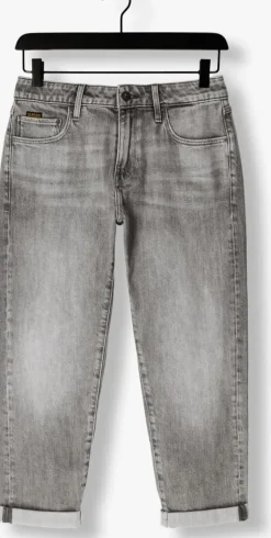 grijze g-star raw straight leg jeans kate boyfriend wmn
