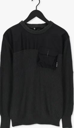 grijze g-star raw trui army r knit