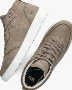 grijze hub hoge sneakers nevada