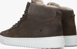 grijze hub hoge sneakers dundee