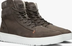 grijze hub hoge sneakers dublin 2.0