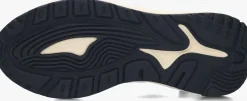 grijze hub lage sneakers grid-m