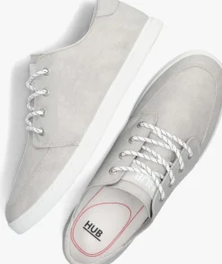 grijze hub lage sneakers boss