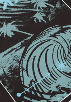 grijze indian blue jeans t-shirt t-shirt backprint wave