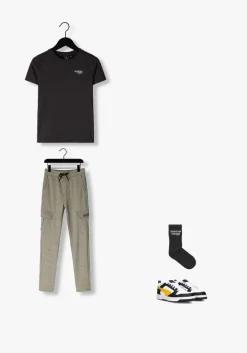 grijze indian blue jeans t-shirt t-shirt backprint wave