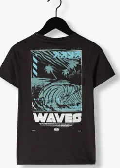 grijze indian blue jeans t-shirt t-shirt backprint wave