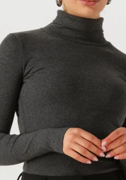 grijze inwear coltrui dagnaiw rollneck melange ls