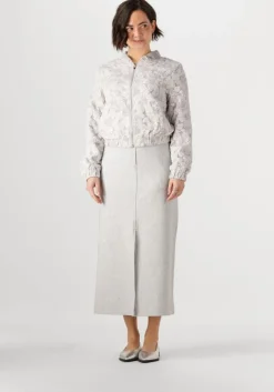 grijze jansen amsterdam jack josien jasje j 275 jacquard bomber long sleeve