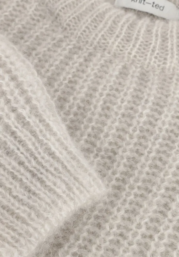 grijze knit-ted trui phoebe