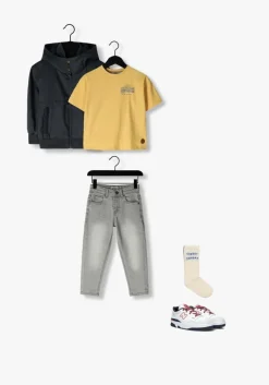 grijze koko noko straight leg jeans p54840-37