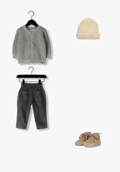 grijze lil' atelier vest nbnemlen ls knit card lil noos