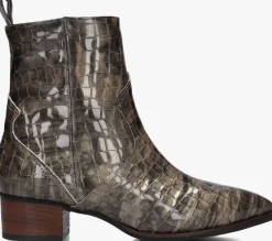 grijze lina locchi enkellaarsjes 3231