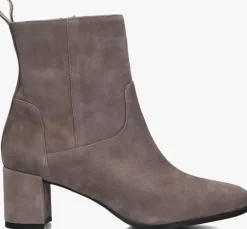 grijze lina locchi enkellaarsjes 8543