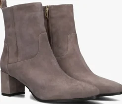 grijze lina locchi enkellaarsjes 8543