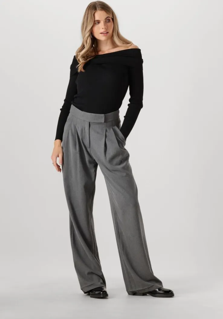 grijze liu jo top 3.0 maglia chiusa m/l