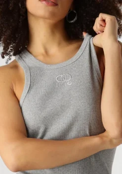 grijze liu jo top tank top logo