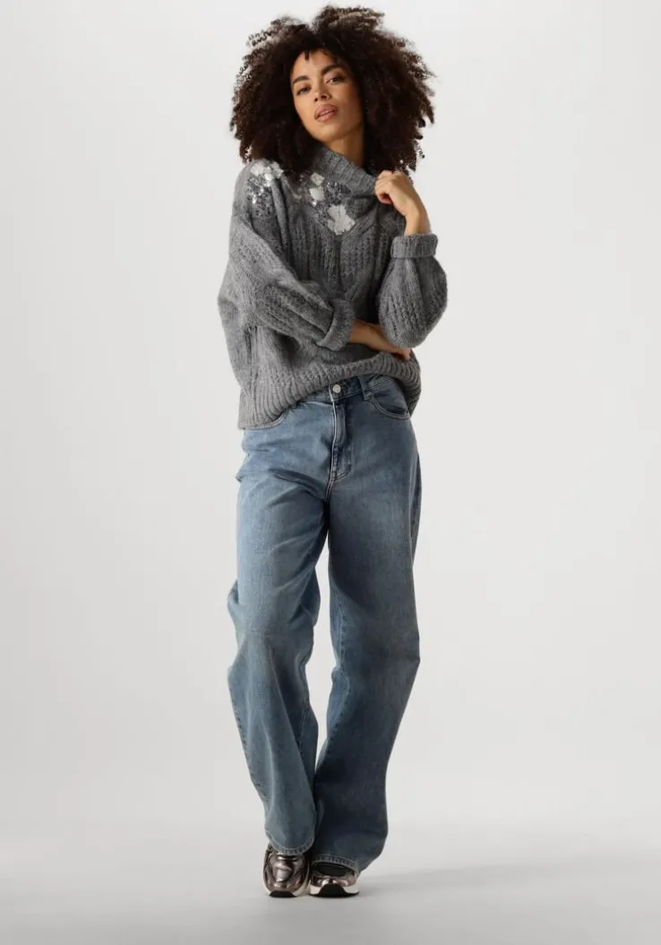 grijze liu jo trui maglia chiusa m/l