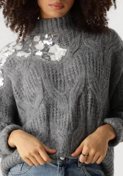 grijze liu jo trui maglia chiusa m/l