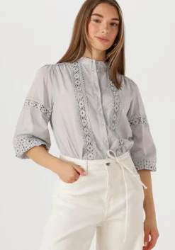 grijze lollys laundry blouses junell shirt ls
