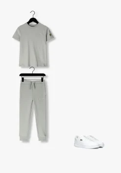 grijze lyle & scott joggingbroek cript embroidered sweatpant