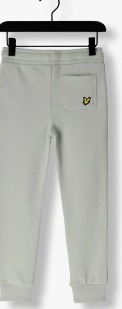 grijze lyle & scott joggingbroek cript embroidered sweatpant