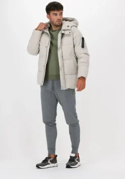 grijze lyle & scott joggingbroek skinny sweat pants