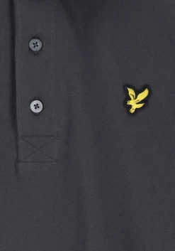 grijze lyle & scott polo plain polo shirt