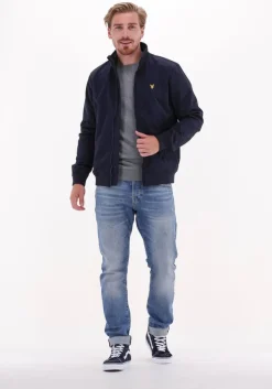 grijze lyle & scott trui crew neck sweatshirt