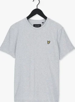 grijze lyle & scott t-shirt plain t-shirt
