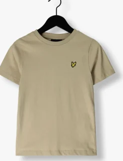 grijze lyle & scott t-shirt plain t-shirt