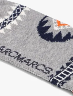 grijze marcmarcs sokken bart men's