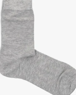 grijze marcmarcs sokken cashmere fine