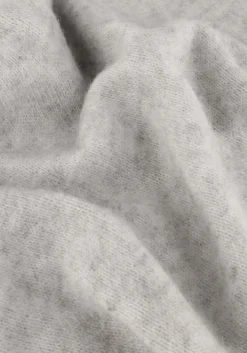 grijze minus midi jurk lilianne v-neck midi knit dress