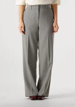 grijze minus pantalon welma mid waist pant