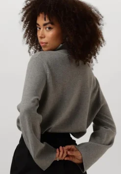 grijze minus trui lupi high neck pullover