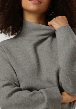 grijze minus trui lupi high neck pullover