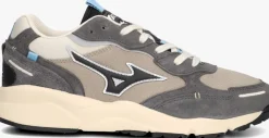grijze mizuno lage sneakers sky medal heren