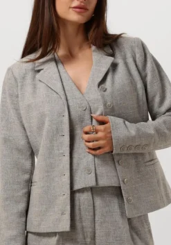 grijze modström blazer kieramd jacket