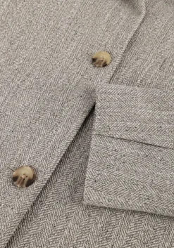 grijze modström blazer popemd jacket